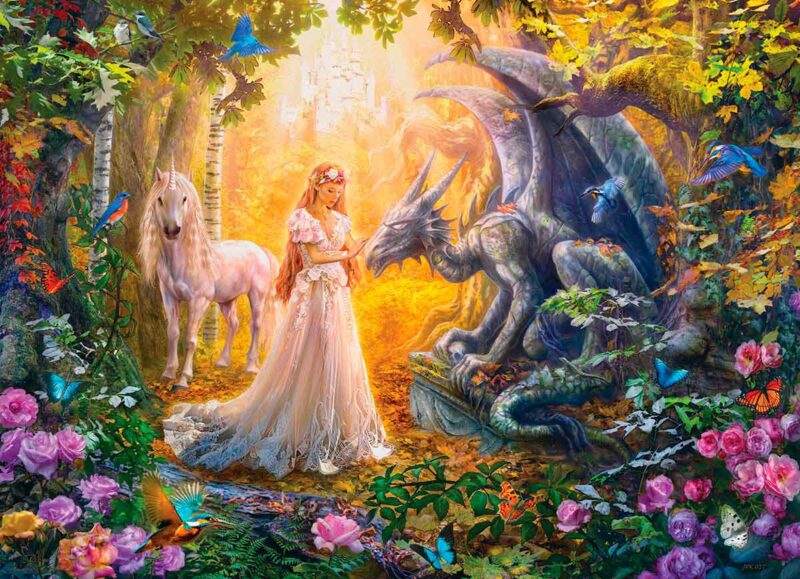 Puzzle Eurographics Princess Garden 500 peças