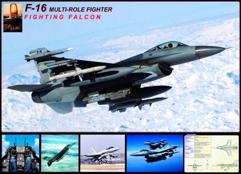 puzzle-eurographics-falcon-f-16-de-1000-piezas-1-17670 Puzzle Eurographics Falcão F-16 1000 Peças
