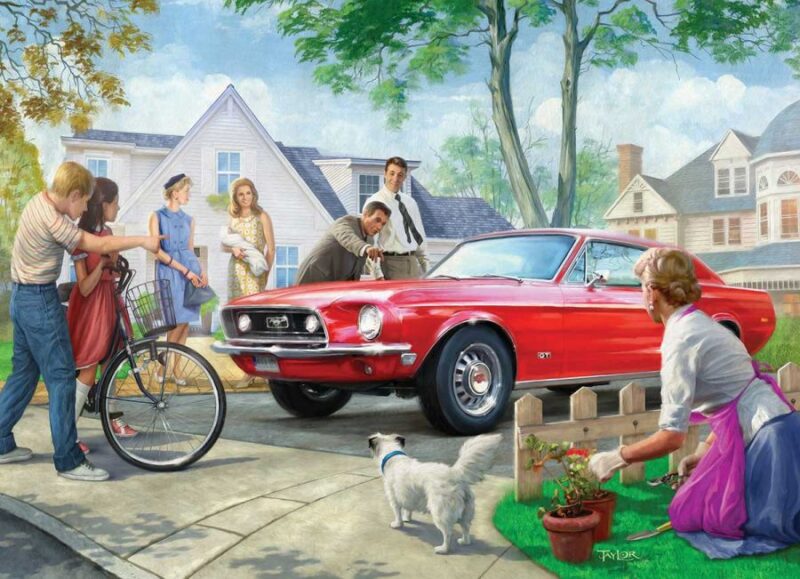 puzzle-eurographics-ford-mustang-rojo-de-1000-piezas-1-16862 Puzzle Eurographics Mustang Vermelho Ford de 1000 peças