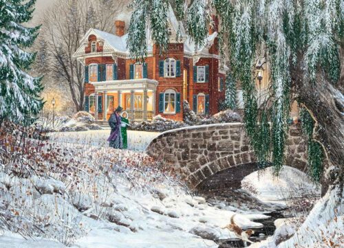 Puzzle Eurographics Impressão de Natal de 1000 Peças