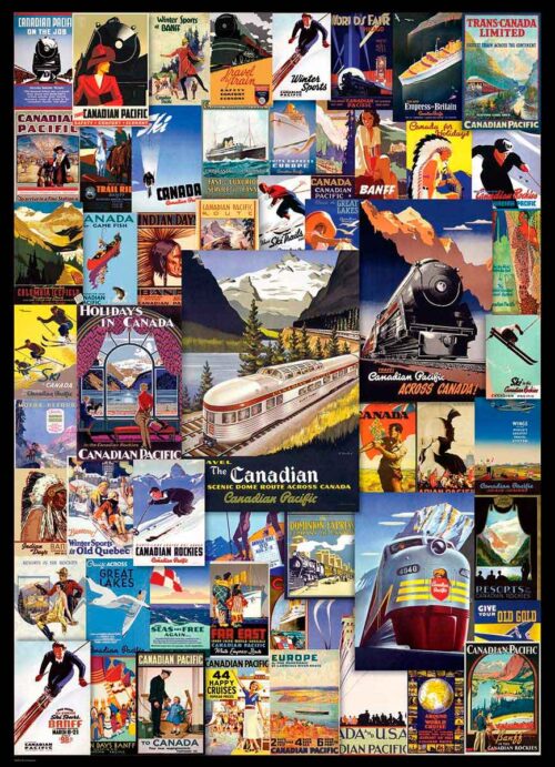 Puzzle Eurographics As Aventuras do caminho de ferro 1000 Peças