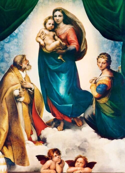 Puzzle Eurographics Madonna Santa Sisto 1000 Peças