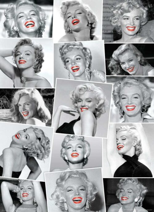 Puzzle Eurographics Marilyn Monroe Lábios Vermelhos, 1000 Peças