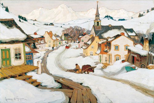 Puzzle Eurographics Mountain Village 1000 peças