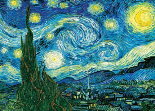 Puzzle Eurographics Conjunto Starry Night 1000 Peças