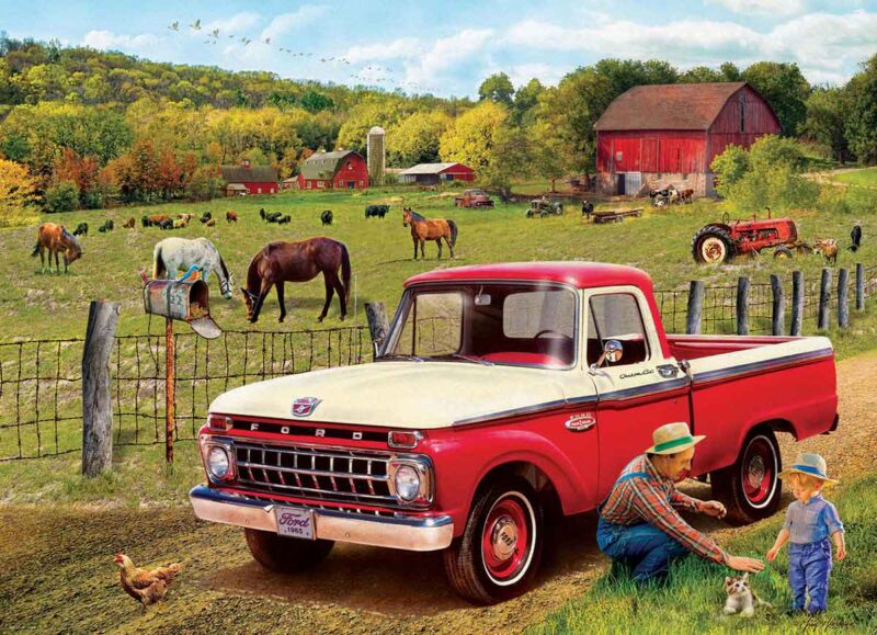 Puzzle Eurographics Carrinha antiga do avô de 1000 peças