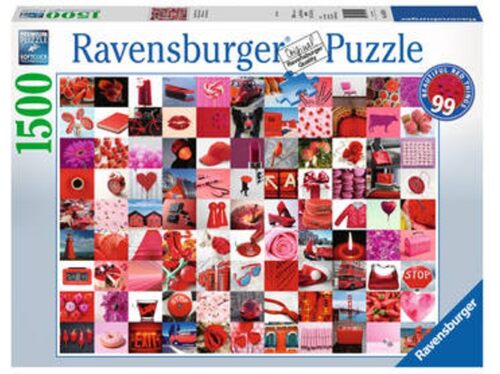 Puzzle Ravensburger 99 Bonitas Coisas Vermelhas 1500 Peças
