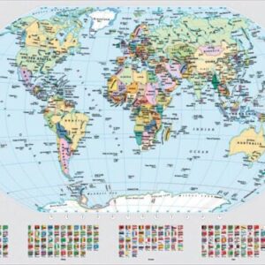 Puzzle Ravensburger Mapa do Mundo Político de 1000 Peças