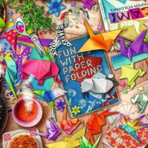 Puzzle Ravensburger Meditação e Origami 1000 Peças
