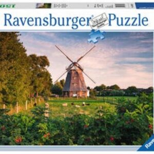 c94175884aedb7894c5b2d53179ba8c1bc58e1cb1 Puzzle Ravensburger Moinho de vento no Mar Báltico de 1500 Peças