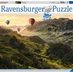 Puzzle Ravensburger Os Terraços de Arroz en Asia de 3000 Peças
