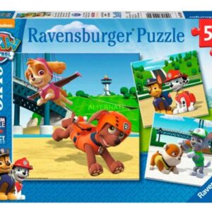 Puzzle Ravensburger Patrulla Pata 3 x 49 Peças