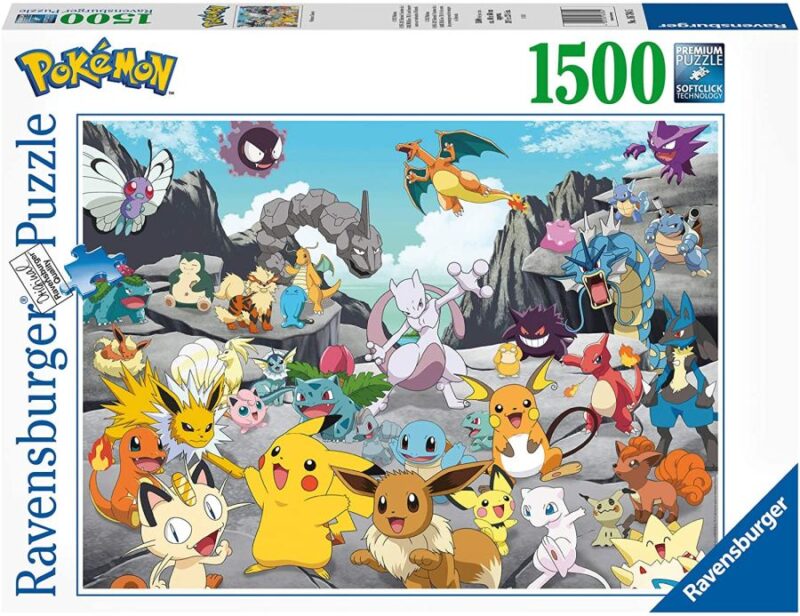 812304dahCL._AC_SL1500_ Puzzle Ravensburger Pokemon Classics de 1500 Peças