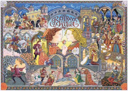 Puzzle Ravensburger Romeu e Julieta 1000 Peças