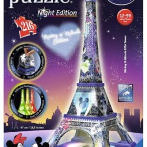Puzzle Ravensburger Torre Eiffel Disney Night Edition 3D 3D 216