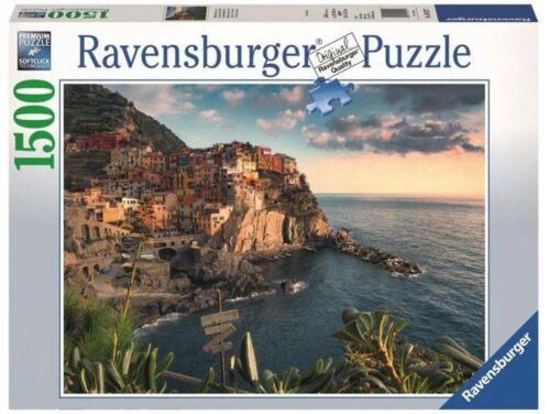 Puzzle Ravensburger Vista de Cinque Terre de 1500 Peças