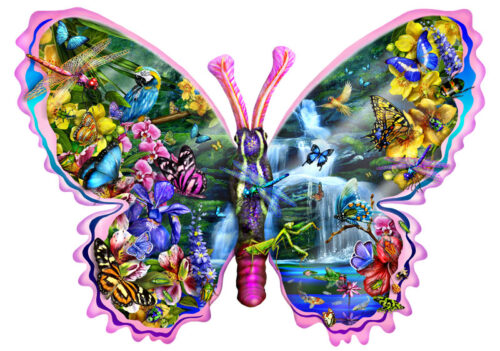 Puzzle SunsOut Cascata Borboleta 1000 Peças