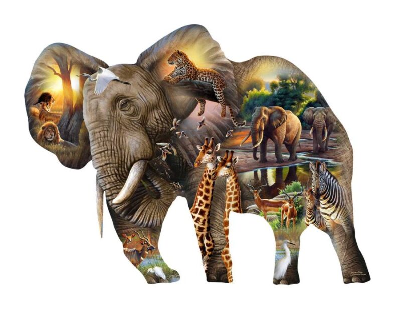 Puzzle SunsOut O Elefante XXL 1000 Peças