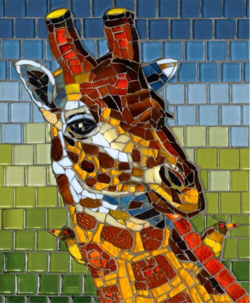 Puzzle SunsOut Girafa do Mosaico 1000 Peças