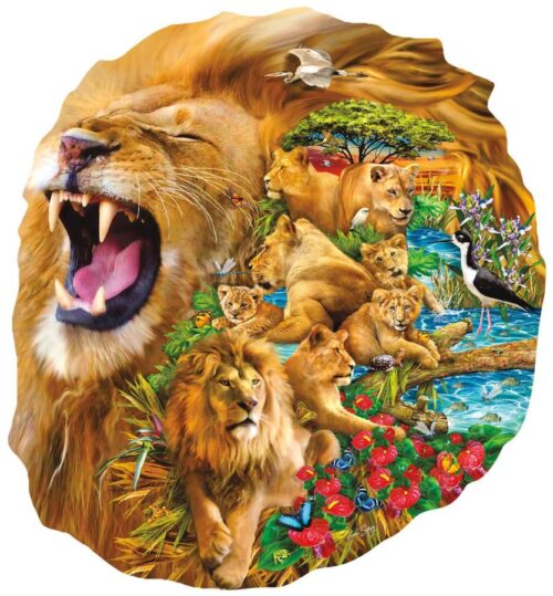 Puzzle SunsOut A família Lion 1000 Peças