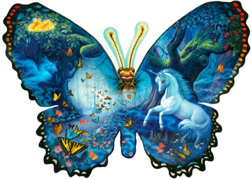 Puzzle SunsOut Borboleta de Fantasia 1000 Peças