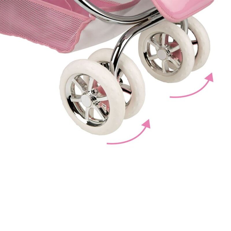 Reborn Carro Gémeos com Bolsa 77 cm