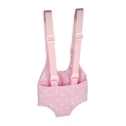 Reborns Portabebé Regulável Rosa Bonecos 45 cm