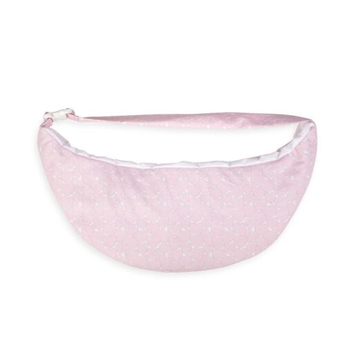 Reborns Portabebé Rosa para Bonecos 45 cm