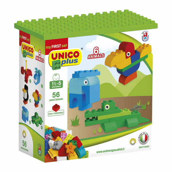 Set 6 Animais Unico 56 pcs