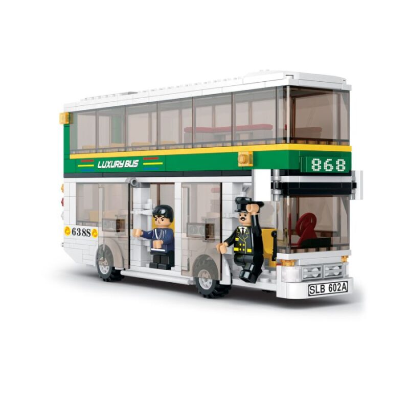 SL0331_2 Town Bus Set Autocarro 2 Andares 403 pcs