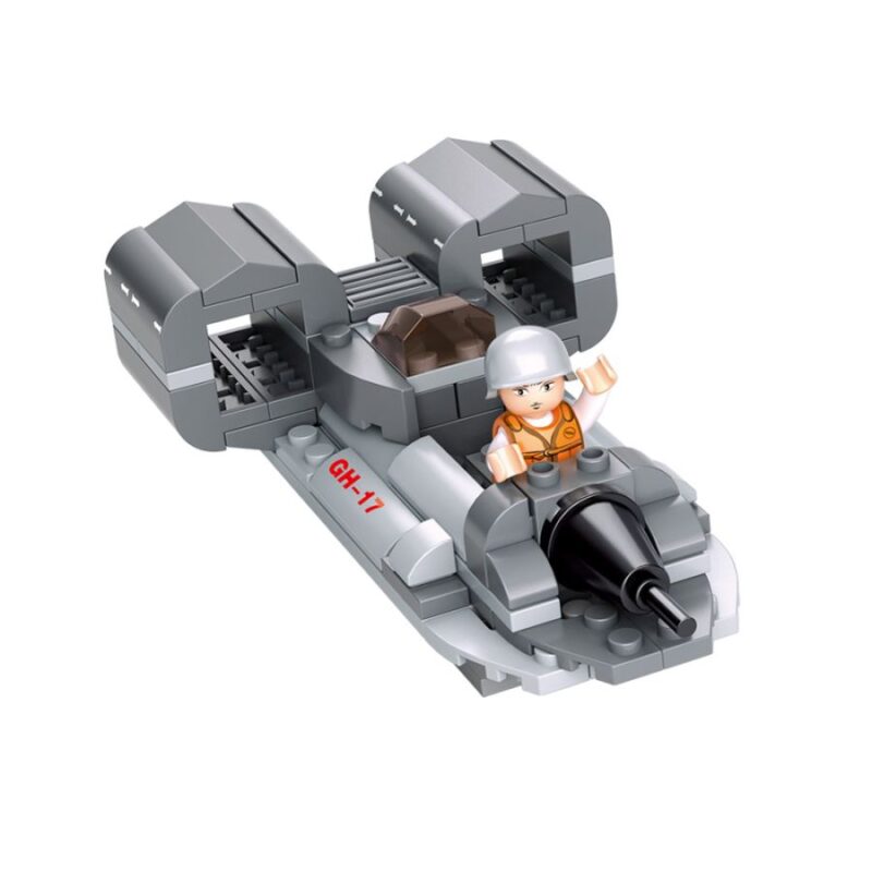 Army 3 em 1 Lancha Rápida 101 pcs