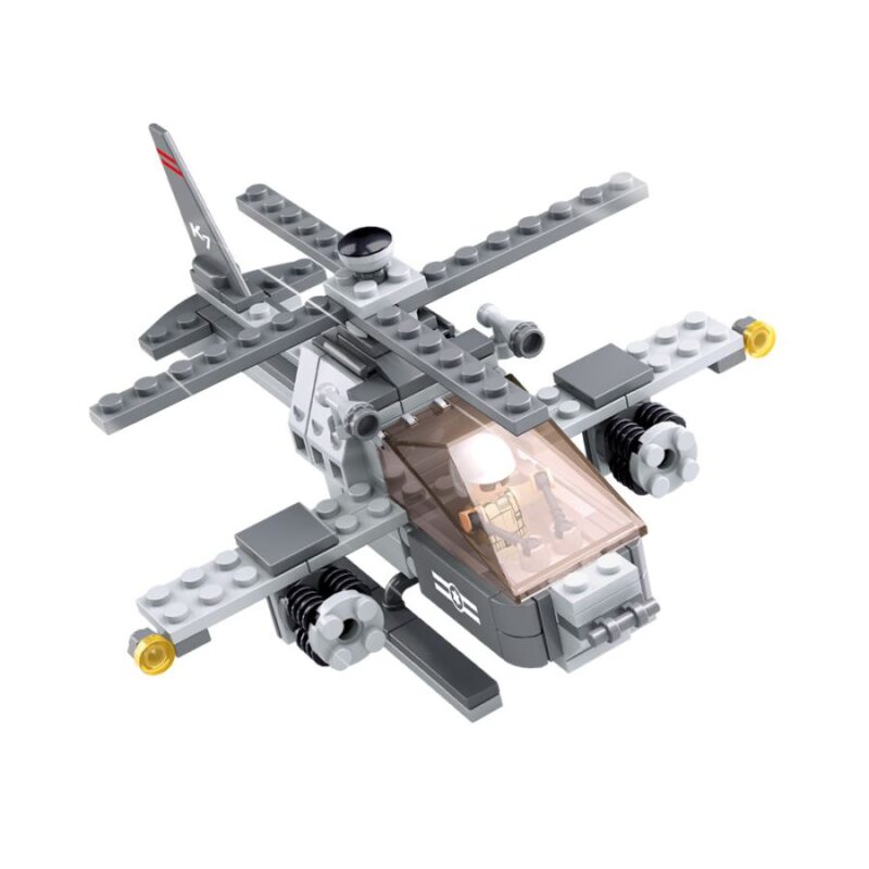 Army 3 em 1 Helicóptero 144 pcs