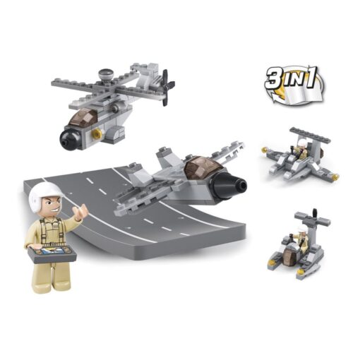 Army 3 em 1 Pista com Veículo 104 pcs