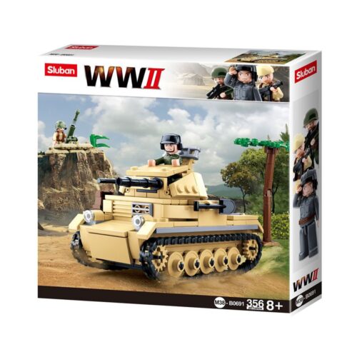 WWII Tanque Panzer II 356 pcs