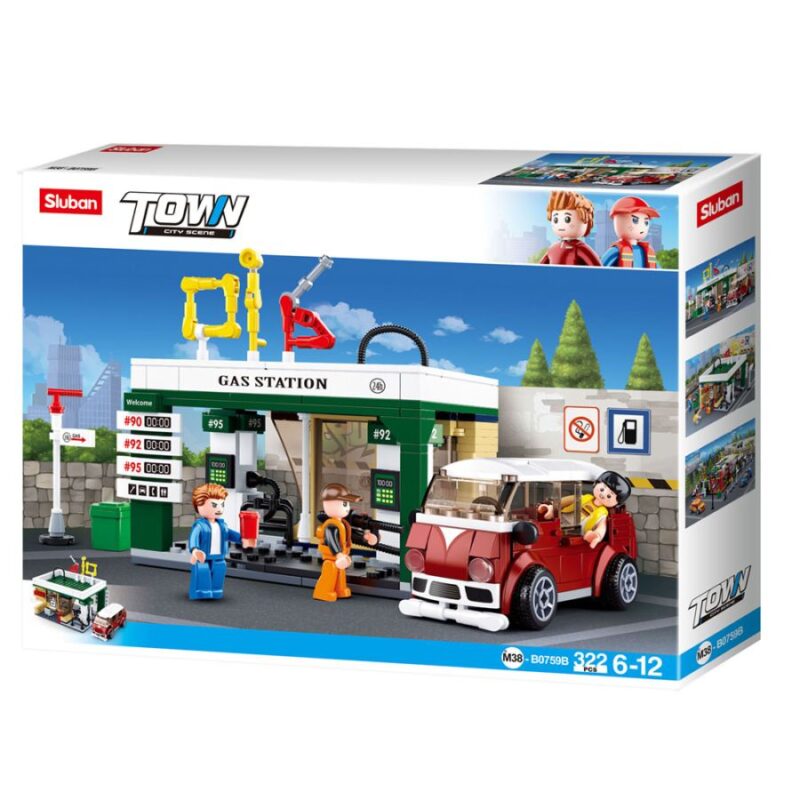 SL0759B_1 Town Estação de Serviço 322 Pcs