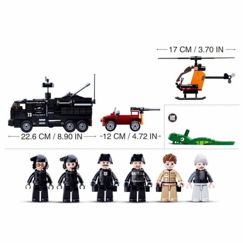 SL0773_2 Police Camião de Comando 759 Pcs