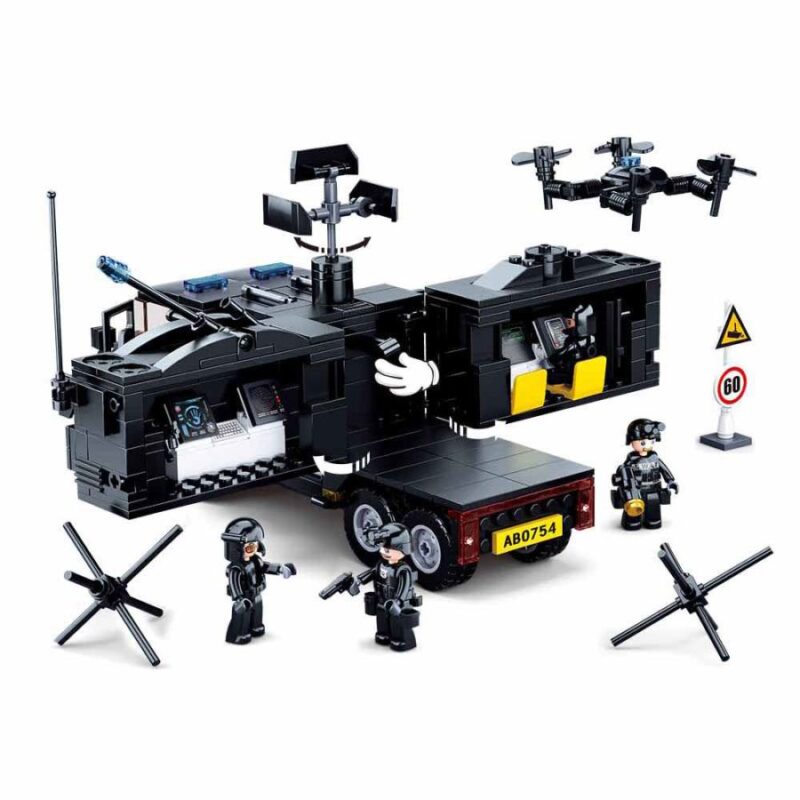 SL0773_3 Police Camião de Comando 759 Pcs