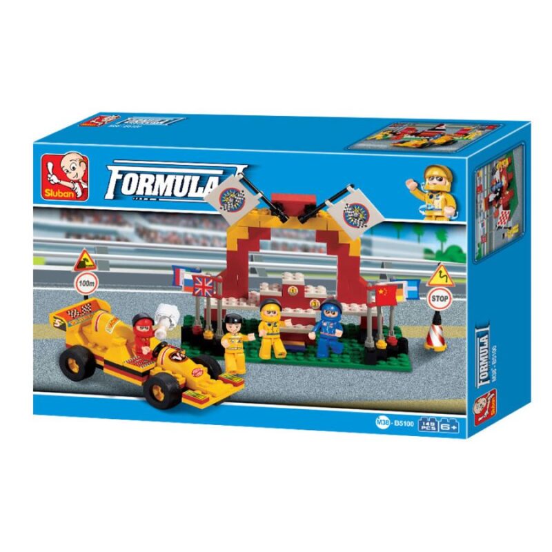 SL5100_1 Town Formula Car F1 Podium 149 pcs