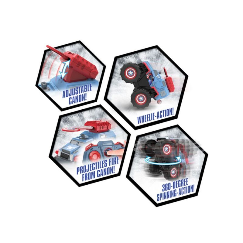 Marvel Hero Blaster 21 cm 2.4 GHz R/C Captain America